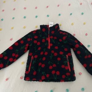 Crew cuts cozy pullover